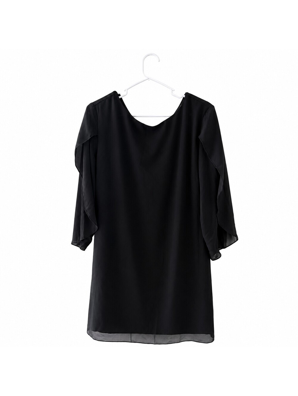 Grace Karin Women's Black Chiffon Sleeve Dress, Size L